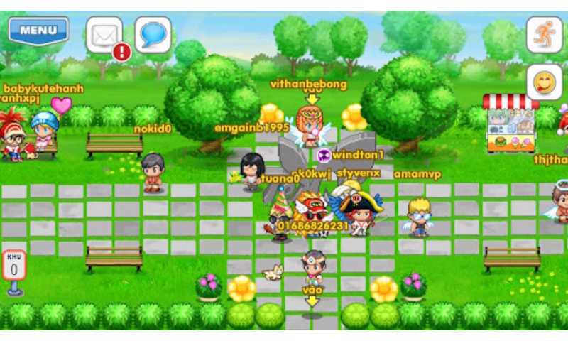 Chơi game avatar online 