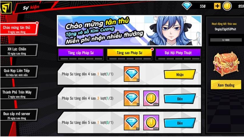 “Gia nhập” thế giới ma thuật đầy hấp dẫn khi chơi game fairy tail online