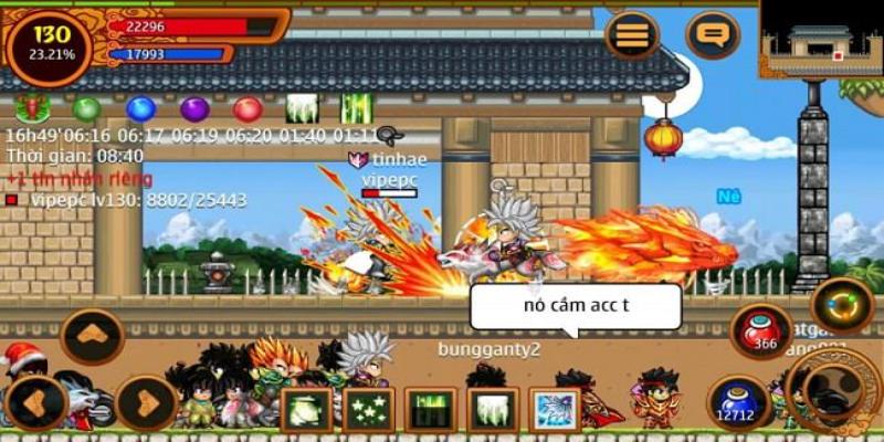 Chơi game ninja school online tren pc